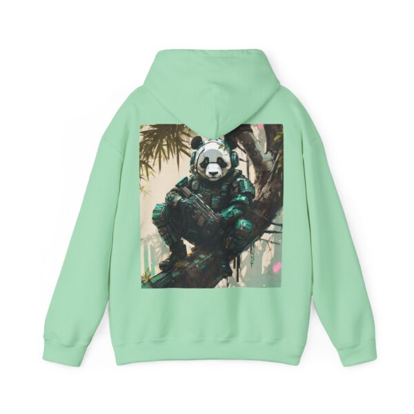 Cyborg Panda Unisex Heavy Blend™ Hooded Sweatshirt by Nexsweet - Image 30