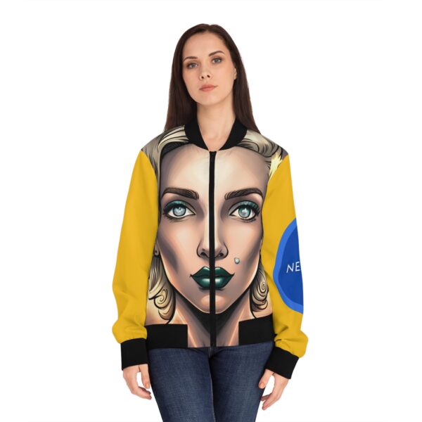Clara Unisex Bomber Jacket (AOP) - Image 3