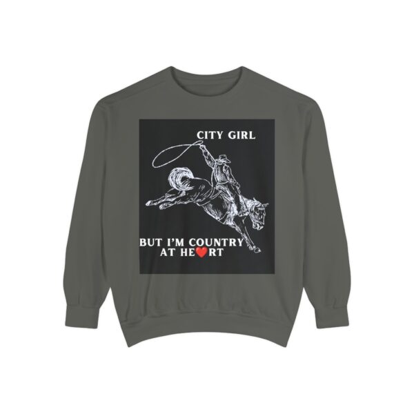Black Country Girl Unisex Garment-Dyed Sweatshirt by Nexsweet - Image 13