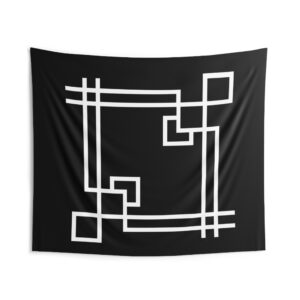 Black Gaia Indoor Wall Tapestries