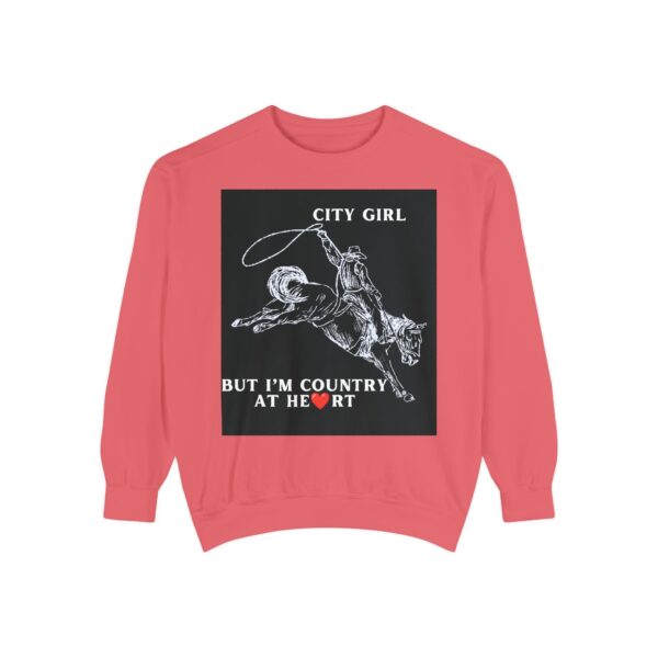 Black Country Girl Unisex Garment-Dyed Sweatshirt by Nexsweet - Image 33