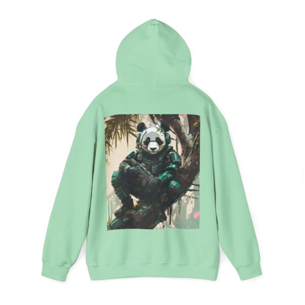 Cyborg Panda Unisex Heavy Blend™ Hooded Sweatshirt by Nexsweet - Image 31