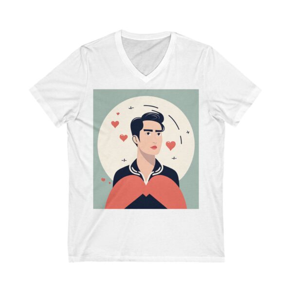 Kyoto Boyfriend Unisex Jersey Short Sleeve V-Neck Tee