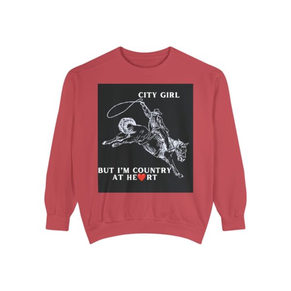 Black Country Girl Unisex Garment-Dyed Sweatshirt by Nexsweet - Image 37