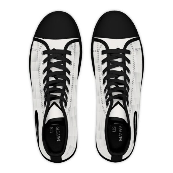 Grey Vex Men's High Top Sneakers by Nexsweet - Image 6