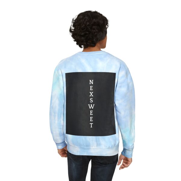 Panda Claus DTG Unisex Tie-Dye Sweatshirt - Image 4