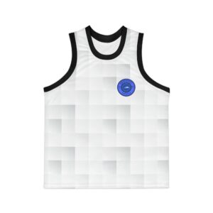 Grey Vex Unisex Basketball Jersey (AOP) by Nexsweet