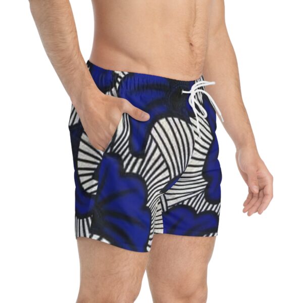 African Tribes Floral Swim Trunks (AOP) by Nexsweet - Image 4