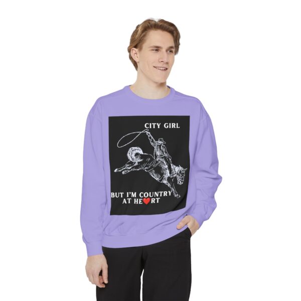Black Country Girl Unisex Garment-Dyed Sweatshirt by Nexsweet - Image 31