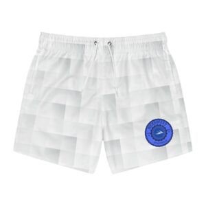 Grey Vex Legacy Swim Trunks (AOP) by Nexsweet