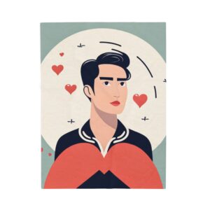 Kyoto Boyfriend Velveteen Plush Blanket
