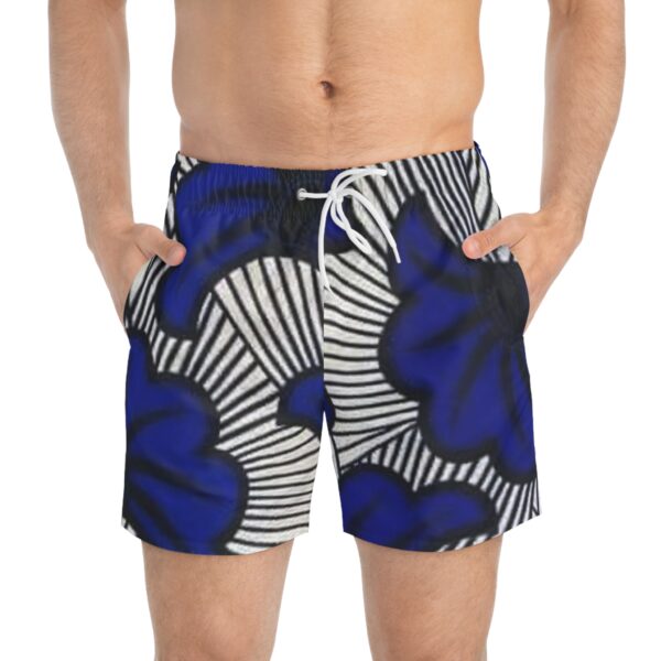 African Tribes Floral Swim Trunks (AOP) by Nexsweet - Image 3