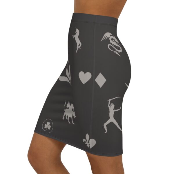Hermione Grey Swallow Skirt - Image 3