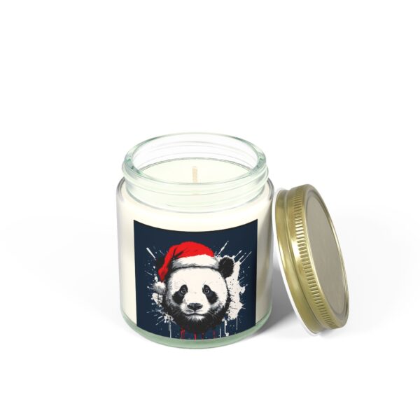 Panda Claus Scented Candles, Coconut Apricot Wax (4oz, 9oz) - Image 18