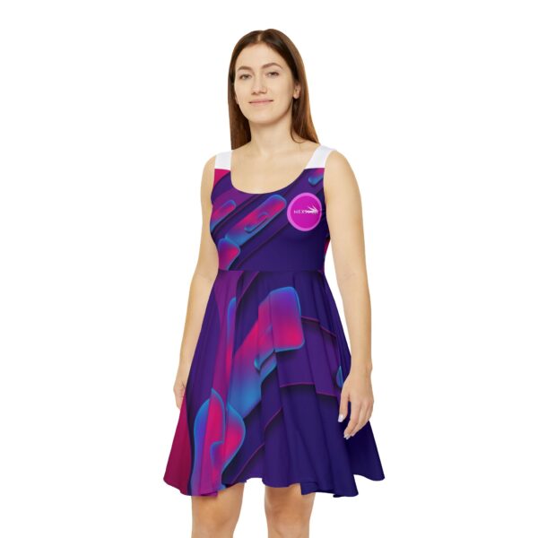 Violet Women's Skater Dress (AOP) by Nexsweet - Image 3