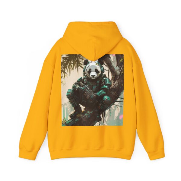 Cyborg Panda Unisex Heavy Blend™ Hooded Sweatshirt by Nexsweet - Image 10