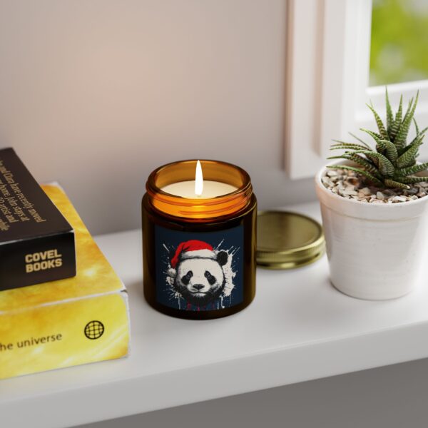 Panda Claus Scented Candles, Coconut Apricot Wax (4oz, 9oz) - Image 55