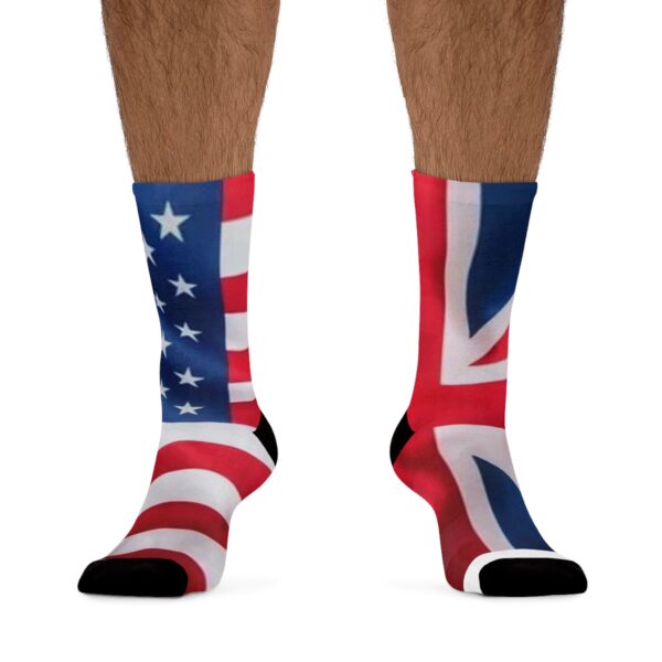 British American Recycled Poly Socks by Nexsweet - Image 3
