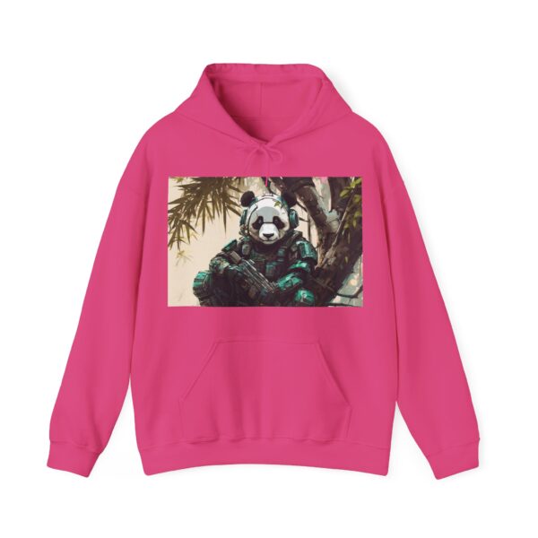 Cyborg Panda Unisex Heavy Blend™ Hooded Sweatshirt by Nexsweet - Image 61
