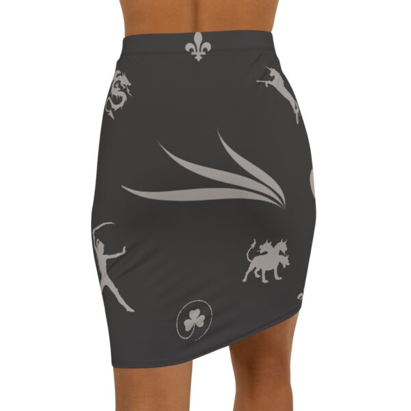 Hermione Grey Swallow Skirt - Image 2