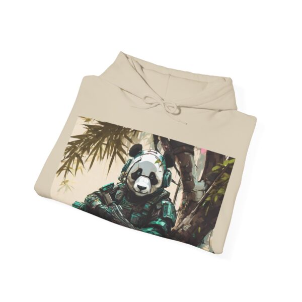 Cyborg Panda Unisex Heavy Blend™ Hooded Sweatshirt by Nexsweet - Image 8
