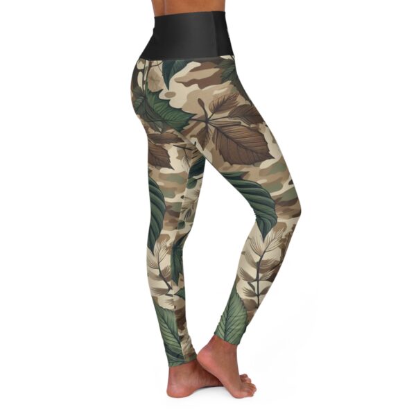 X54 Army High Waisted Yoga Leggings (AOP) by Nexsweet - Image 4