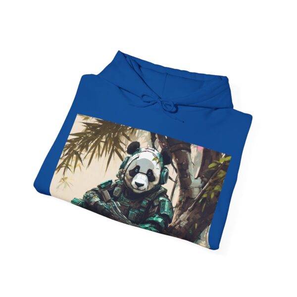Cyborg Panda Unisex Heavy Blend™ Hooded Sweatshirt by Nexsweet - Image 48