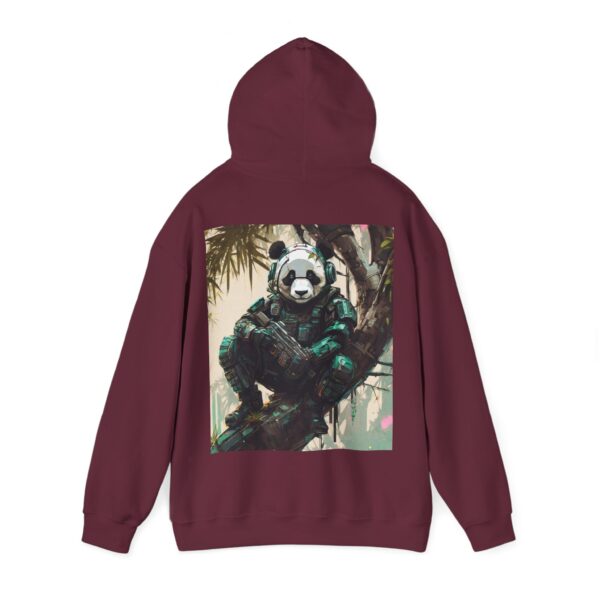 Cyborg Panda Unisex Heavy Blend™ Hooded Sweatshirt by Nexsweet - Image 19