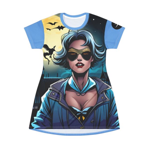 Freaky Halloween T-Shirt Dress (AOP)