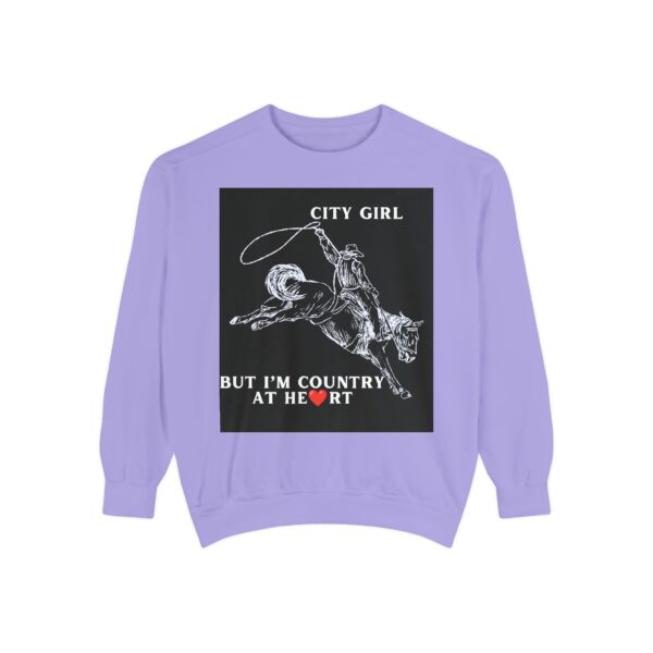 Black Country Girl Unisex Garment-Dyed Sweatshirt by Nexsweet - Image 29