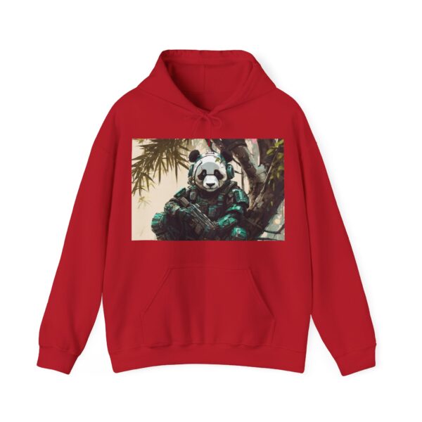 Cyborg Panda Unisex Heavy Blend™ Hooded Sweatshirt by Nexsweet - Image 65