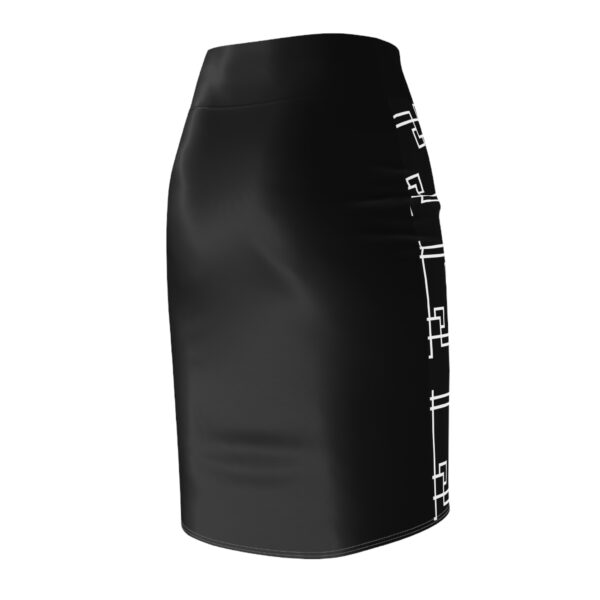 Black Gaia Women's Pencil Skirt (AOP) - Image 4