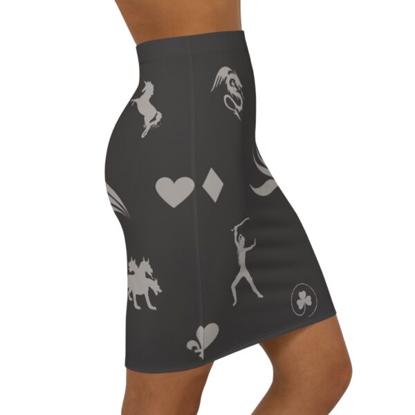 Hermione Grey Swallow Skirt - Image 4