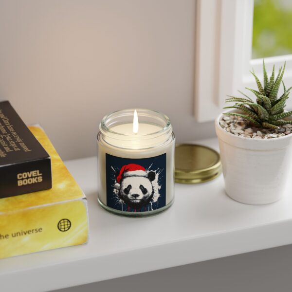 Panda Claus Scented Candles, Coconut Apricot Wax (4oz, 9oz) - Image 19