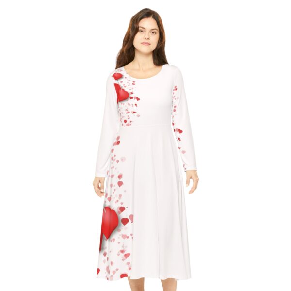 Soul Mate Finder Women's Long Sleeve Dance Dress (AOP) by Nexsweet - Image 3