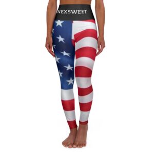 Liberty High Waisted Yoga Leggings (AOP) by Nexsweet