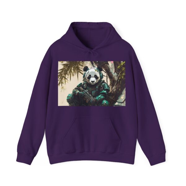 Cyborg Panda Unisex Heavy Blend™ Hooded Sweatshirt by Nexsweet - Image 53