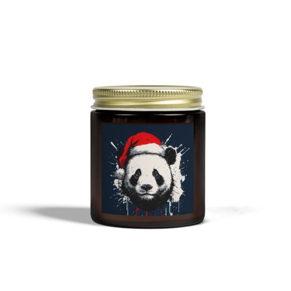 Panda Claus Scented Candles, Coconut Apricot Wax (4oz, 9oz) - Image 37