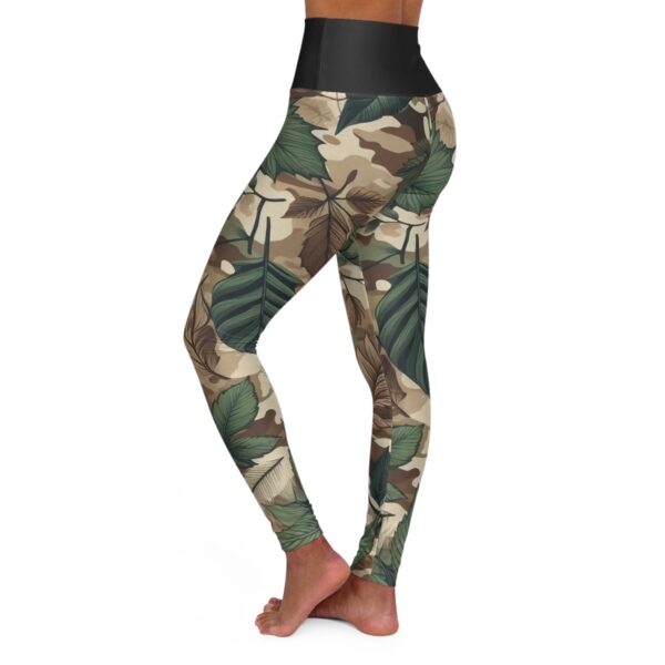 X54 Army High Waisted Yoga Leggings (AOP) by Nexsweet - Image 3