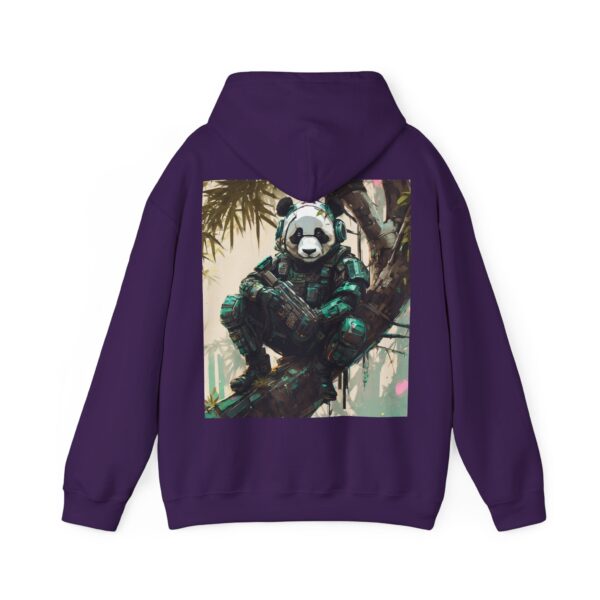 Cyborg Panda Unisex Heavy Blend™ Hooded Sweatshirt by Nexsweet - Image 54