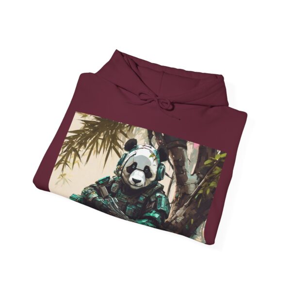Cyborg Panda Unisex Heavy Blend™ Hooded Sweatshirt by Nexsweet - Image 20