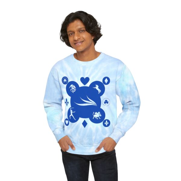 Royal DTG Unisex Tie-Dye Sweatshirt - Image 3