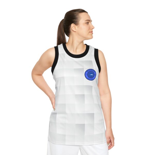 Grey Vex Unisex Basketball Jersey (AOP) by Nexsweet - Image 3