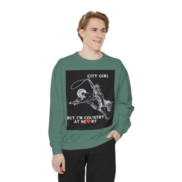 Black Country Girl Unisex Garment-Dyed Sweatshirt by Nexsweet - Image 19
