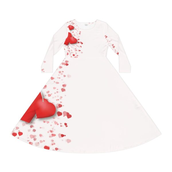 Soul Mate Finder Women's Long Sleeve Dance Dress (AOP) by Nexsweet