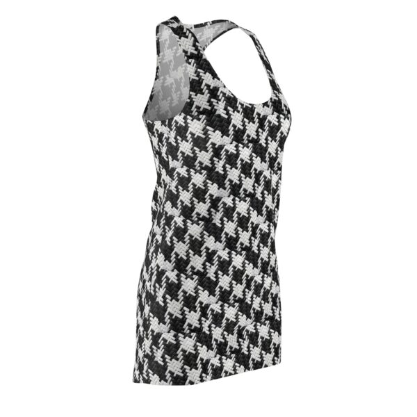 Houndstooth Women's Cut & Sew Racerback Dress (AOP) by Nexsweet - Image 3