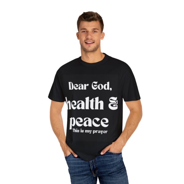 Dear God Unisex Garment-Dyed T-shirt by Nexsweet - Image 8