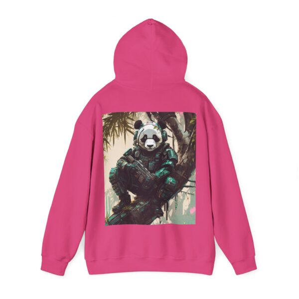 Cyborg Panda Unisex Heavy Blend™ Hooded Sweatshirt by Nexsweet - Image 63