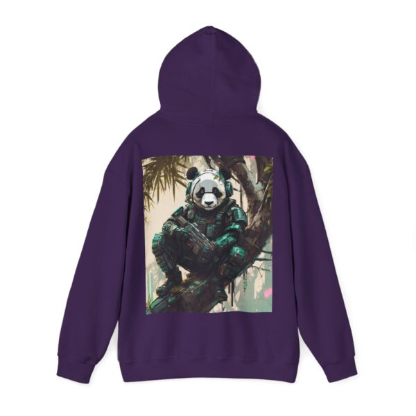 Cyborg Panda Unisex Heavy Blend™ Hooded Sweatshirt by Nexsweet - Image 55
