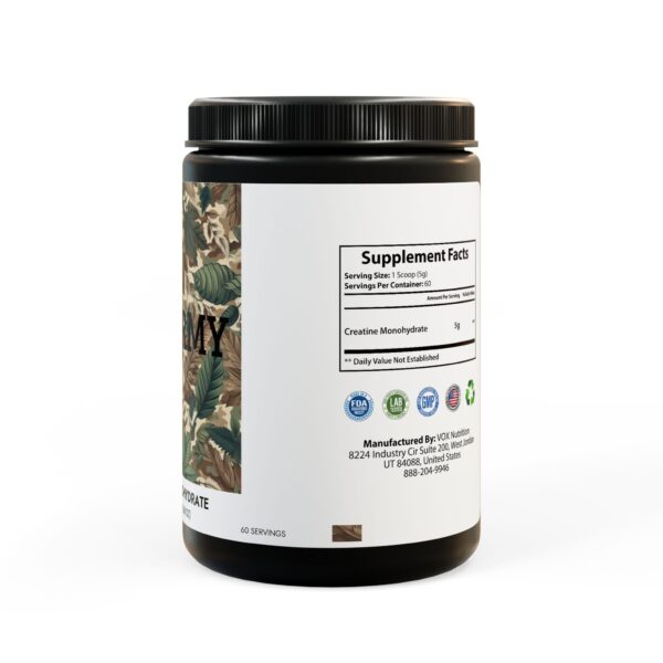 X54 Army Creatine Monohydrate Supplement (300g, 10.58oz) - Image 3